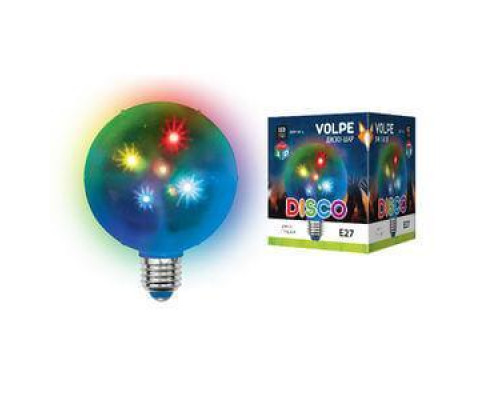 Светодиодный светильник-проектор Volpe Disko ULI-Q310 1,5W/RGB/Е27 UL-00002763 Светодиодный светильник-проектор Volpe Disko ULI-Q310 1,5W/RGB/Е27 UL-00002763