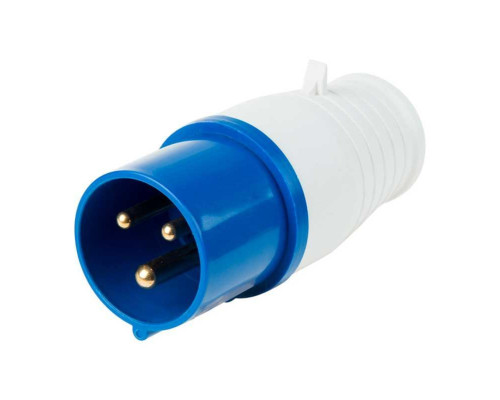 Вилка 013 переносная 2Р+РЕ 16А 220В IP44 REXANT 11-8900 Вилка 013 переносная 2Р+РЕ 16А 220В IP44 REXANT 11-8900