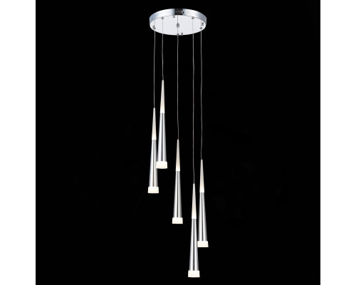 Подвесная светодиодная люстра Evoluce Orpelo SLE200113-05 Подвесная светодиодная люстра Evoluce Orpelo SLE200113-05