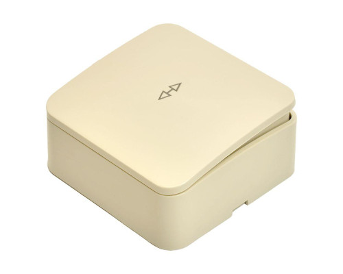 Переключатель одноклавишный Stekker слоновая кость MSW10-12-04 49478