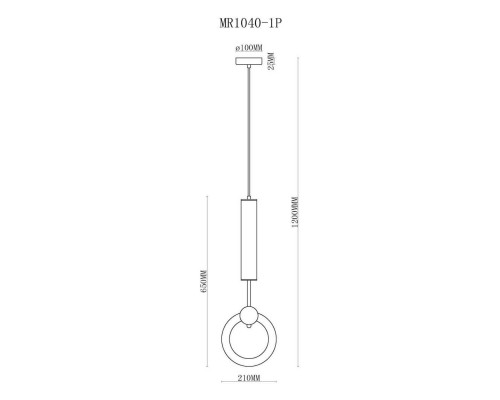 Подвесной светильник MyFar Covey MR1040-1P