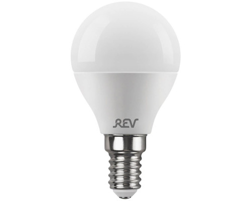 Лампа светодиодная REV G45 Е14 7W 2700K теплый свет шар 32340 2 Лампа светодиодная REV G45 Е14 7W 2700K теплый свет шар 32340 2