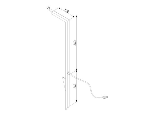 Уличный светодиодный светильник Elektrostandard 35181/S a067902 Уличный светодиодный светильник Elektrostandard 35181/S a067902