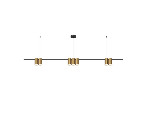 Подвесная люстра Denkirs Orbit DK4063-BK+SG Подвесная люстра Denkirs Orbit DK4063-BK+SG