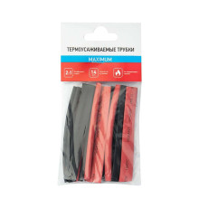 Набор термоусаживаемых трубок ТУТ нг №6 MAXIMUM 2:1, упаковка 14 шт. по 10 см REXANT 29-0106