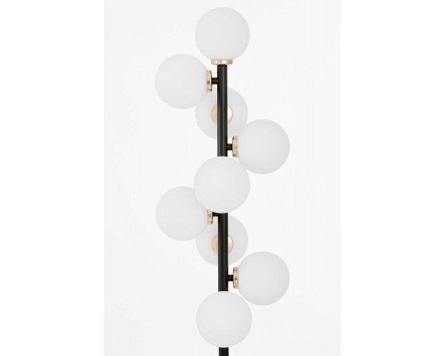 Торшер Lumina Deco Marsiada LDF 6033-9 BK+F.GD Торшер Lumina Deco Marsiada LDF 6033-9 BK+F.GD