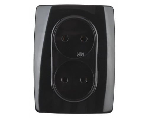 Розетка ЭРА 12 2x2P 16A 250V 12-2107-06 Б0031243 Розетка ЭРА 12 2x2P 16A 250V 12-2107-06 Б0031243