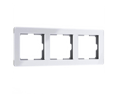 Рамка Werkel Acrylic на 3 поста белый W0032701 4690389184871 Рамка Werkel Acrylic на 3 поста белый W0032701 4690389184871