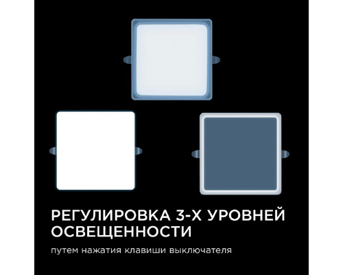 Встраиваемая светодиодная панель Apeyron 06-130 Встраиваемая светодиодная панель Apeyron 06-130