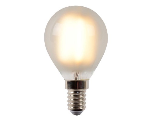 Лампа светодиодная диммируемая Lucide E14 4W 2700K матовая 49022/04/67