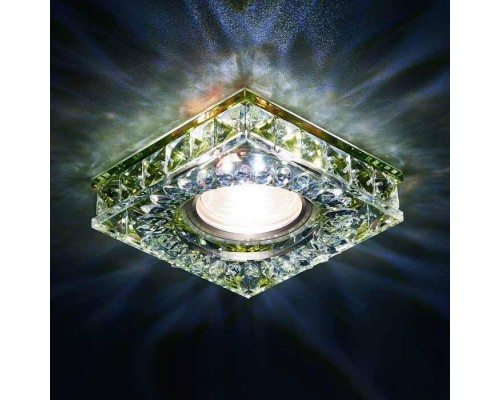 Встраиваемый светильник Ambrella light Crystal Led S251 GD
