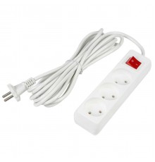 Удлинитель Uniel Ultra 3гн х 5м б/з S-CU3-5B White UL-00009996