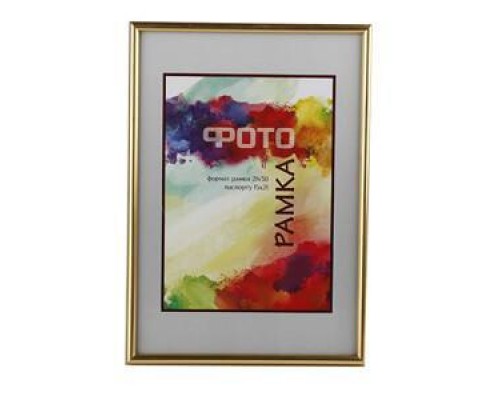 Фоторамка Image Art 6008-8/G ,цв. золото,размер 21*30 с подставкой (12) (12/432) Б0012374