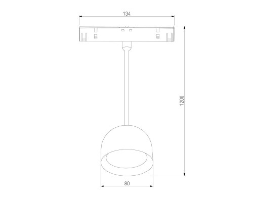 Трековый светодиодный светильник Elektrostandard Slim Magnetic Uno 85126/01 a065481 Трековый светодиодный светильник Elektrostandard Slim Magnetic Uno 85126/01 a065481