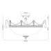 Потолочный светильник Lucia Tucci Barletta 182.10 D720 Cream White
