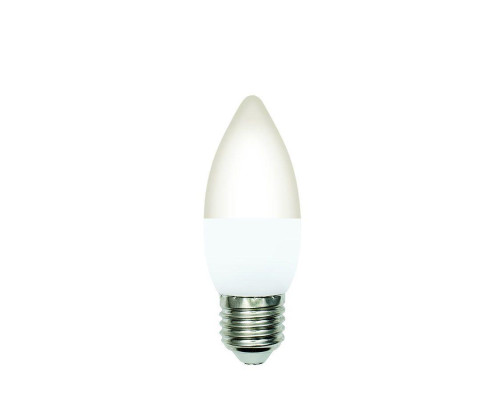 Лампа светодиодная Volpe E27 7W 4000K матовая LED-C37-7W/4000K/E27/FR/SLS UL-00008791 Лампа светодиодная Volpe E27 7W 4000K матовая LED-C37-7W/4000K/E27/FR/SLS UL-00008791