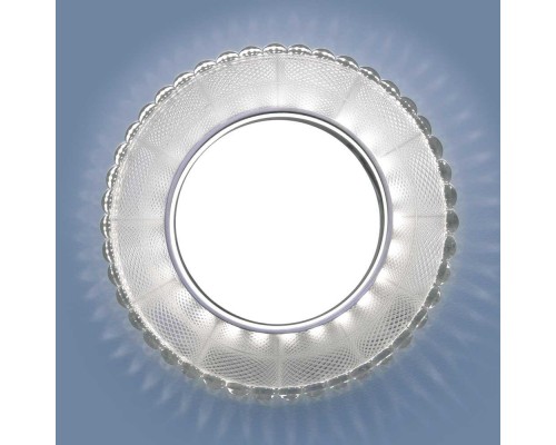 Встраиваемый светильник Elektrostandard 3035 GX53 SL/WH зеркальный/белый a047764