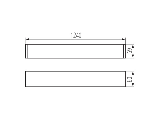 Линейный светильник Kanlux ALIN 4LED 1X120-B-NT 27420 Линейный светильник Kanlux ALIN 4LED 1X120-B-NT 27420