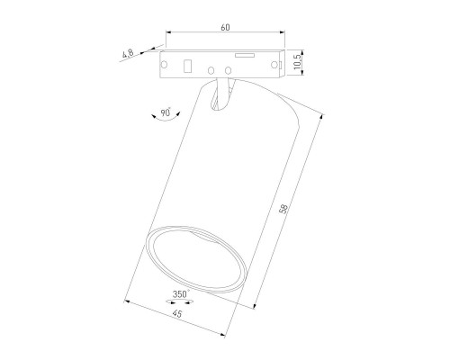 Трековый светодиодный светильник Elektrostandard Mini Magnetic 85159/01 a065646 Трековый светодиодный светильник Elektrostandard Mini Magnetic 85159/01 a065646