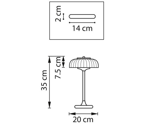 Настольная светодиодная лампа Lightstar Acrile 738973 Настольная светодиодная лампа Lightstar Acrile 738973