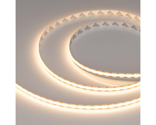 Светодиодная лента Arlight 9W/m 400LED/m CSPSMD теплый белый 2,5M COB-X400-8mm 12V Warm3000 039045 Светодиодная лента Arlight 9W/m 400LED/m CSPSMD теплый белый 2,5M COB-X400-8mm 12V Warm3000 039045