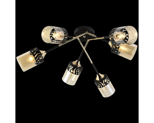 Потолочная люстра Reluce 11354-0.3-06B BK+FGD