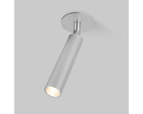 Встраиваемый светодиодный спот Elektrostandard Diffe 25027/Led серебряный a058213 Встраиваемый светодиодный спот Elektrostandard Diffe 25027/Led серебряный a058213