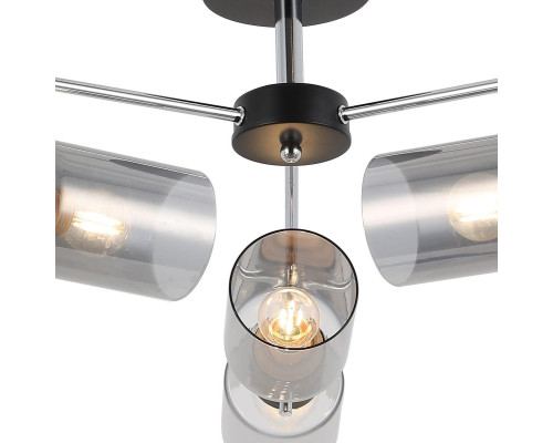 Потолочная люстра Illumico IL8249-6COU-79 BK CR Потолочная люстра Illumico IL8249-6COU-79 BK CR