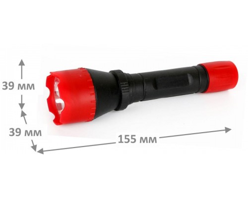 Ручной светодиодный фонарь Ultraflash Т от батареек 150х35 15 лм 6102-TH 11787 Ручной светодиодный фонарь Ultraflash Т от батареек 150х35 15 лм 6102-TH 11787