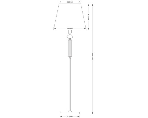 Напольный светильник KUTEK ROSSANO ROS-LS-1(Z/A)