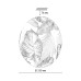 Настенно-потолочный светодиодный светильник Sonex Pale Flori 7748/CL