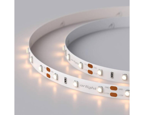 Светодиодная лента Arlight 4,8W/m 60LED/m 2835SMD теплый белый 5M 010597(2) Светодиодная лента Arlight 4,8W/m 60LED/m 2835SMD теплый белый 5M 010597(2)