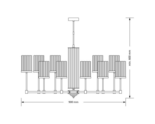 Подвесная люстра KUTEK MOOD Empoli Ryfel EMP-ZW-10(N)R Подвесная люстра KUTEK MOOD Empoli Ryfel EMP-ZW-10(N)R