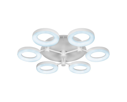 Потолочная светодиодная люстра iLedex Jomo FS-014-X6-(B) 72W WH