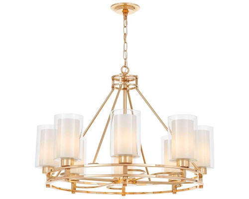 Подвесная люстра Lumina Deco Marietta LDP 8025-8 F.GD+WT
