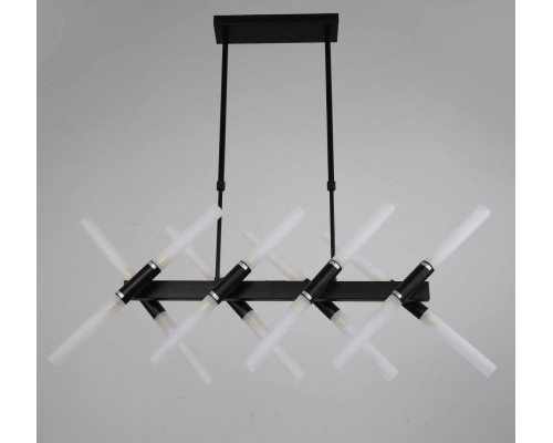 Подвесная люстра Lumina Deco Alford LDP 6036-16 BK Подвесная люстра Lumina Deco Alford LDP 6036-16 BK
