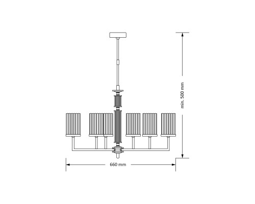 Подвесная люстра KUTEK MOOD Artu Ryfel ART-ZW-6(N)R Подвесная люстра KUTEK MOOD Artu Ryfel ART-ZW-6(N)R