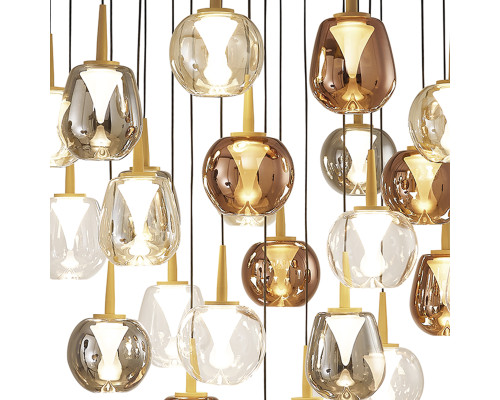 Подвесная светодиодная люстра Mantra Andromeda 8937+24PL