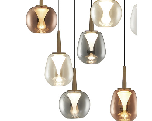 Подвесная светодиодная люстра Mantra Andromeda 8934+8PL