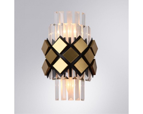 Настенный светильник Arte Lamp Amelia A1039AP-2BK Настенный светильник Arte Lamp Amelia A1039AP-2BK