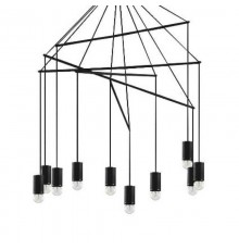 Подвесная люстра Ideal Lux Pop SP10 Nero 158860