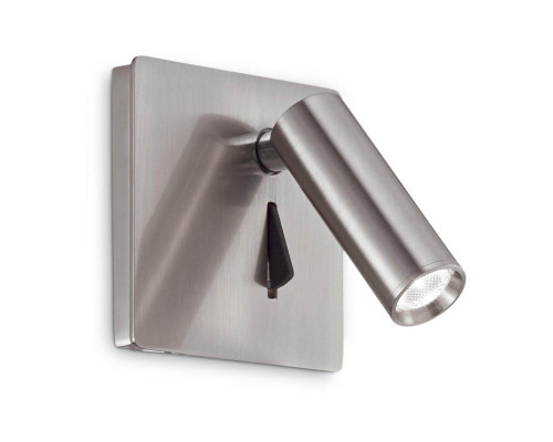 Светодиодный спот Ideal Lux Lite AP Nickel 250137 Светодиодный спот Ideal Lux Lite AP Nickel 250137