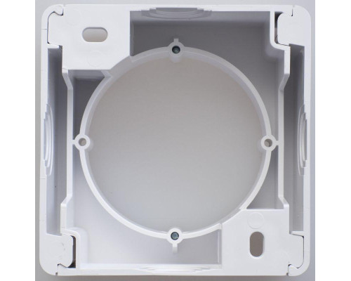 Коробка для наружного монтажа Systeme Electric Glossa белая GSL000100 Коробка для наружного монтажа Systeme Electric Glossa белая GSL000100