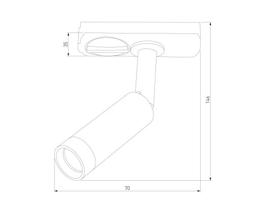 Трековый светодиодный светильник TK Lighting 3383 Tracer