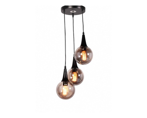 Подвесная люстра Lumina Deco Rocherro LDP 11191-3 BK Подвесная люстра Lumina Deco Rocherro LDP 11191-3 BK