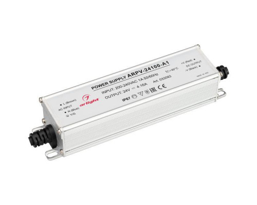 Блок питания Arlight ARPV-24100-A1 24V 100W IP67 4,16A 033093 Блок питания Arlight ARPV-24100-A1 24V 100W IP67 4,16A 033093