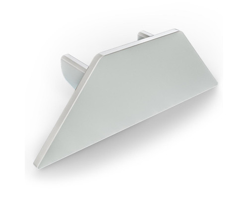 Профиль угловой накладной с рассеивателем серебро 1м. Apeyron 08-07