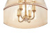 Подвесная люстра Lumina Deco Helmetti LDP 6821-4 GD