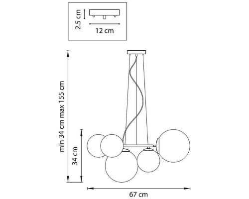 Подвесная люстра Lightstar Globo 815057