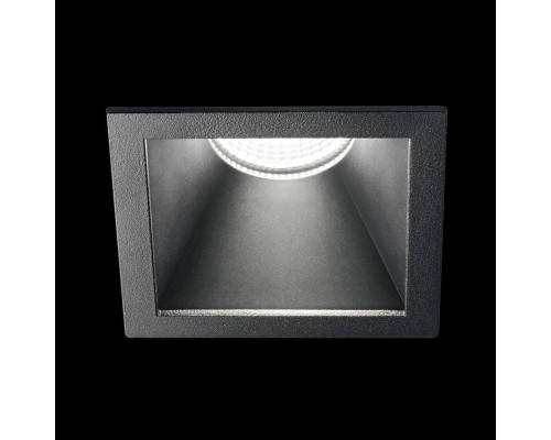 Встраиваемый светодиодный светильник Ideal Lux Game Square Bk Bk 192383 Встраиваемый светодиодный светильник Ideal Lux Game Square Bk Bk 192383